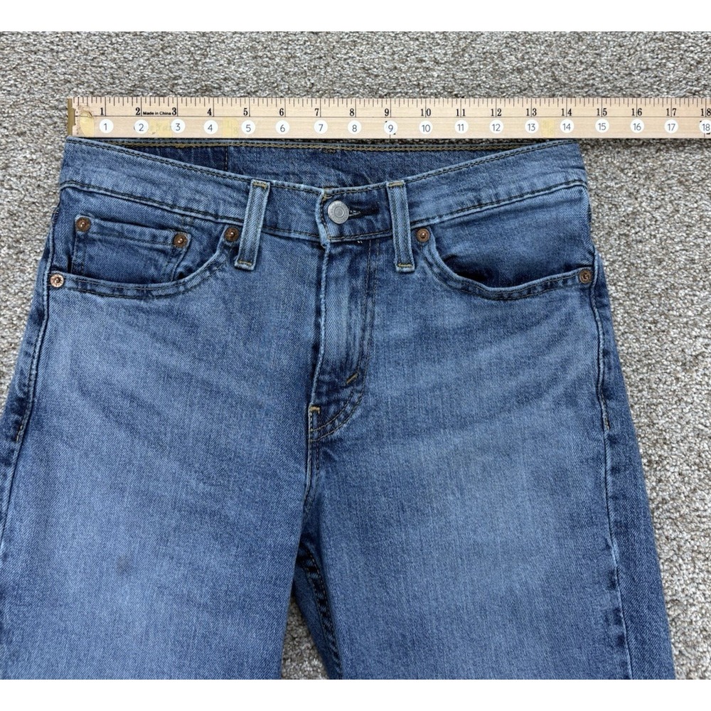Levi's 511 Slim Jeans Mens Size 29x30 Stonewashed Blue Low Rise Stretch Denim - Picture 4 of 10